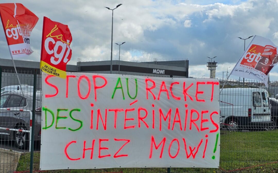 Trois actions simultanées en une journée, la CGT Intérim dénonce le mépris systémique envers les intérimaires à La Poste et Mowi, et exige que tout rentre dans l’ordre.