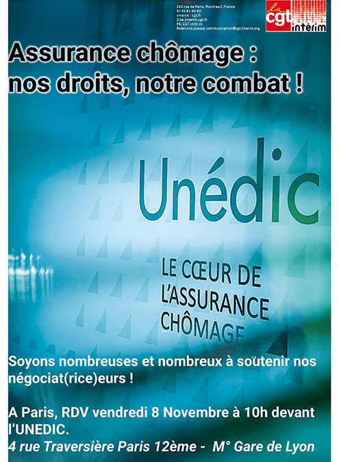 Assurance chômage :  nos droits, notre combat ! NOUS NE NOUS LAISSERONS PAS FAIRE !