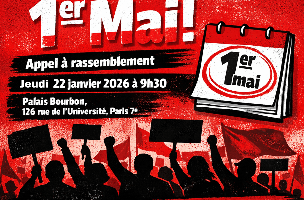 22 janvier : Mobilisation nationale pour défendre le 1er mai, jour férié des travailleurs
