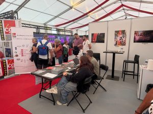 Stand de la CGT Intérim à la Fête de l’Humanité 2026